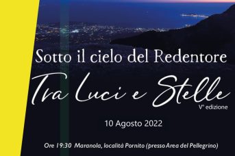 Sotto il Cielo del Redentore, il 10 agosto serata astronomica a Formia